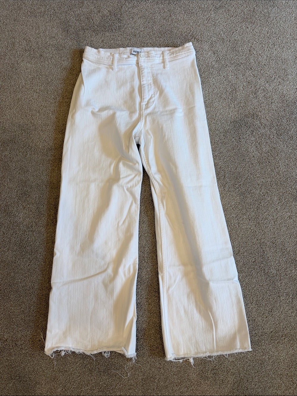 Pistola PENNY High Rise Wide Leg Crop Jeans - Picture 6 of 9
